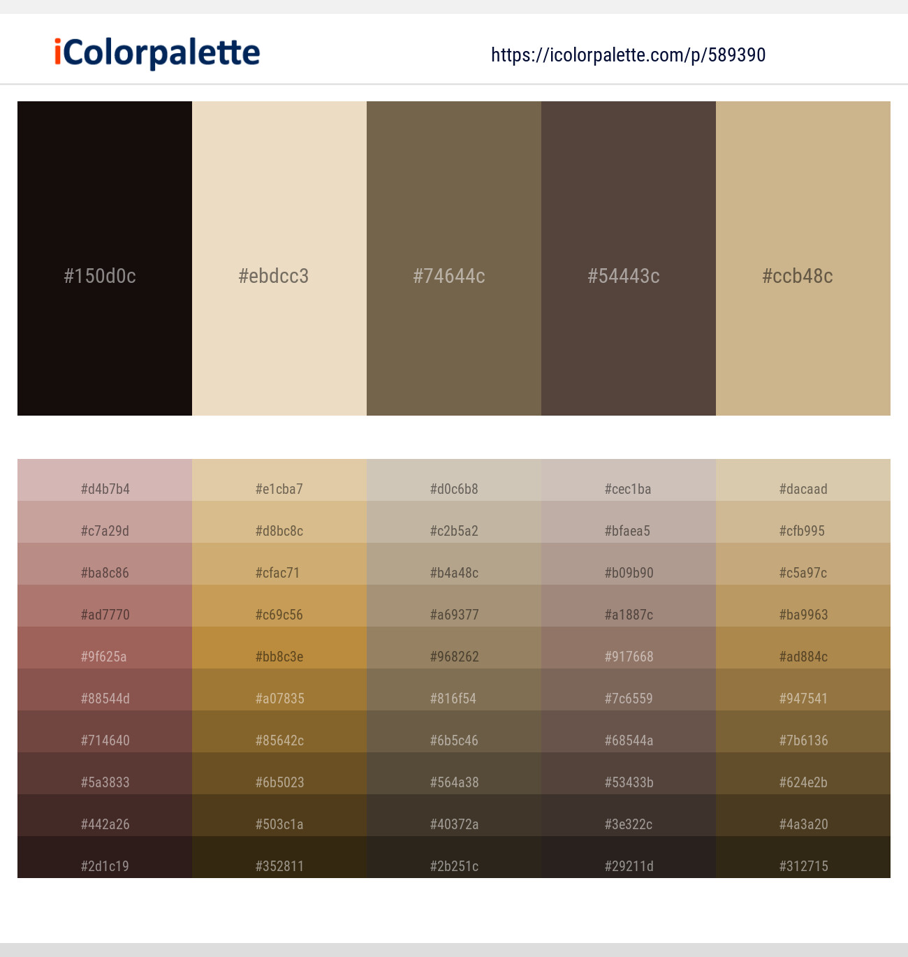 Night Rider – Raffia – Tobacco Brown – Kabul – Sorrell Brown Color scheme