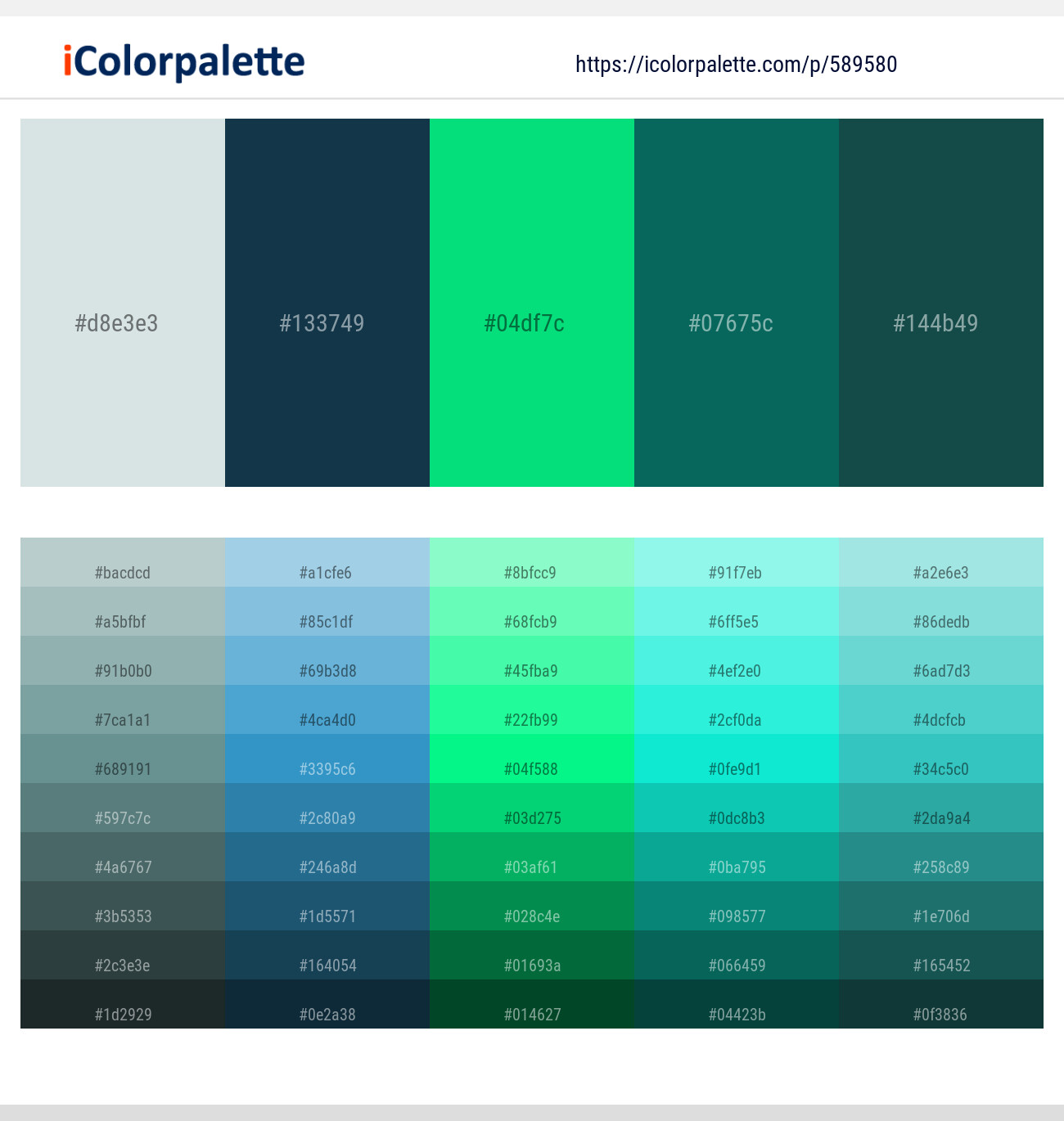Geyser – Elephant – Spring Green – Watercourse – Elephant Color scheme
