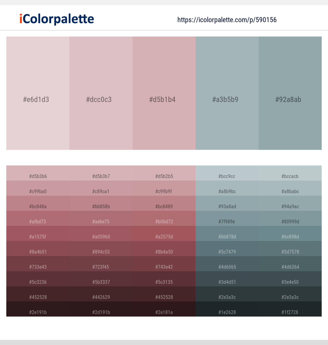 Pink Flare – Pink Flare – Blossom – Tower Gray – Granny Smith Color scheme