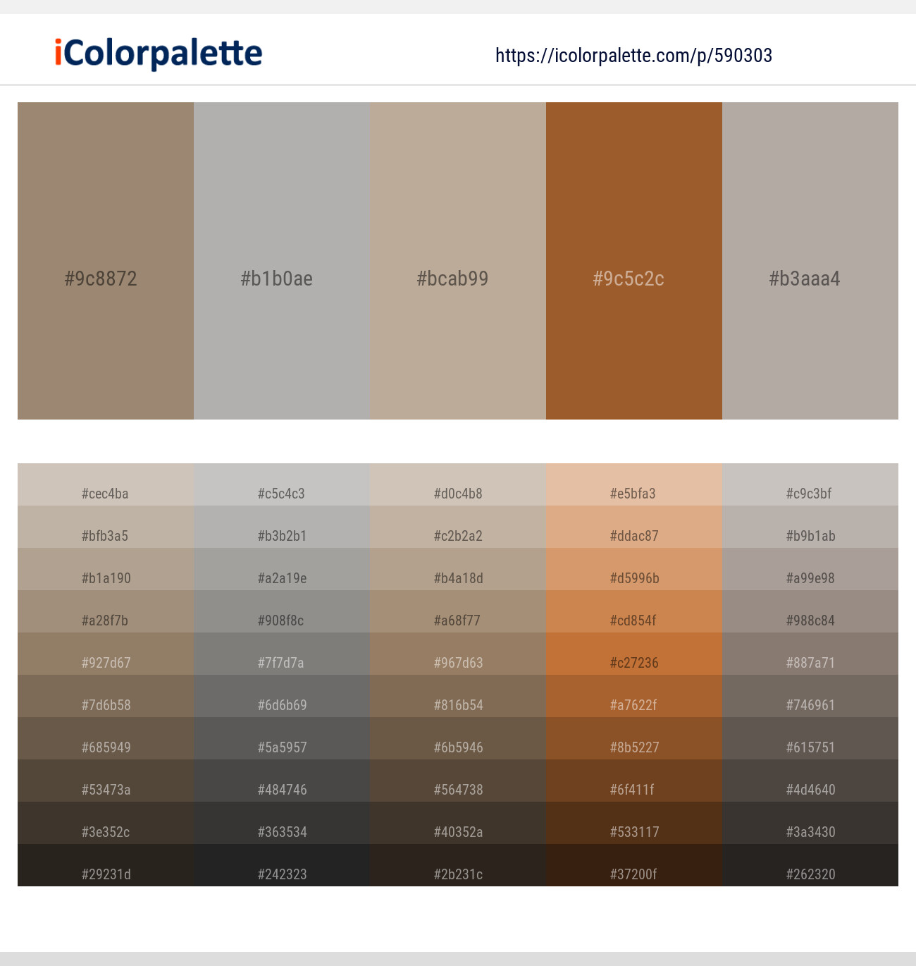 Arrowtown – Cloudy – Malta – Paarl – Cloudy Color scheme
