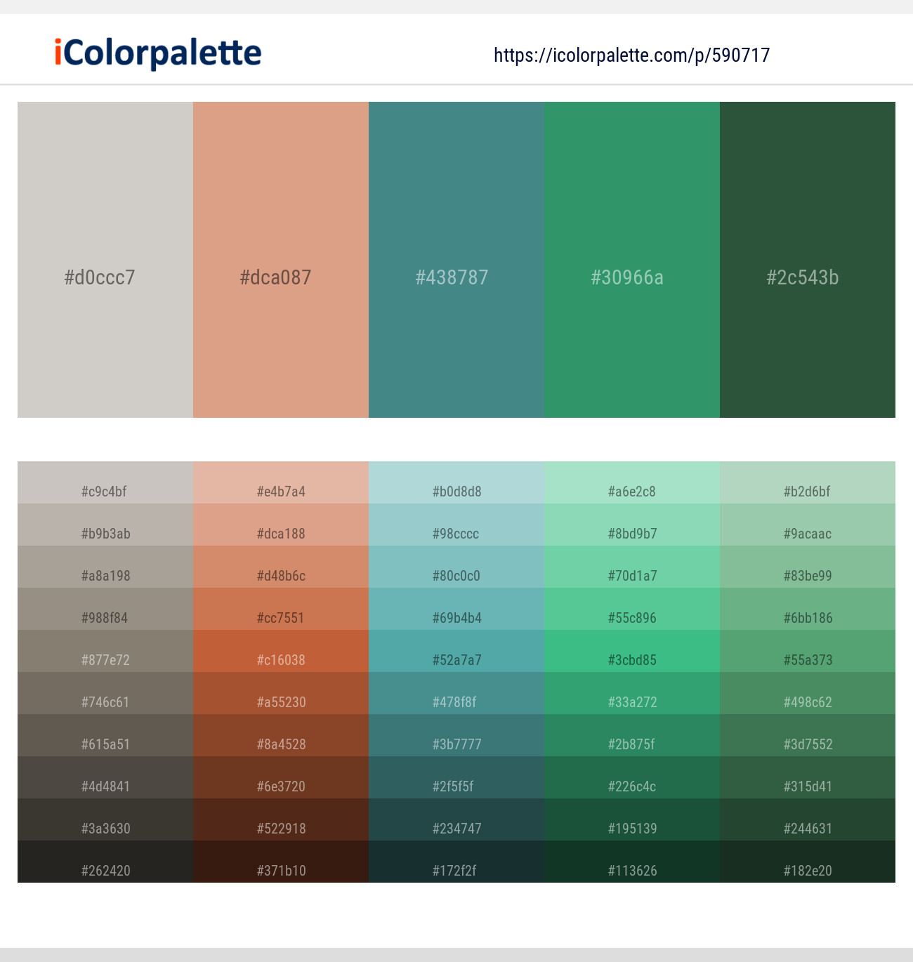 Swirl – Tumbleweed – Faded Jade – Sea Green – Stromboli Color scheme