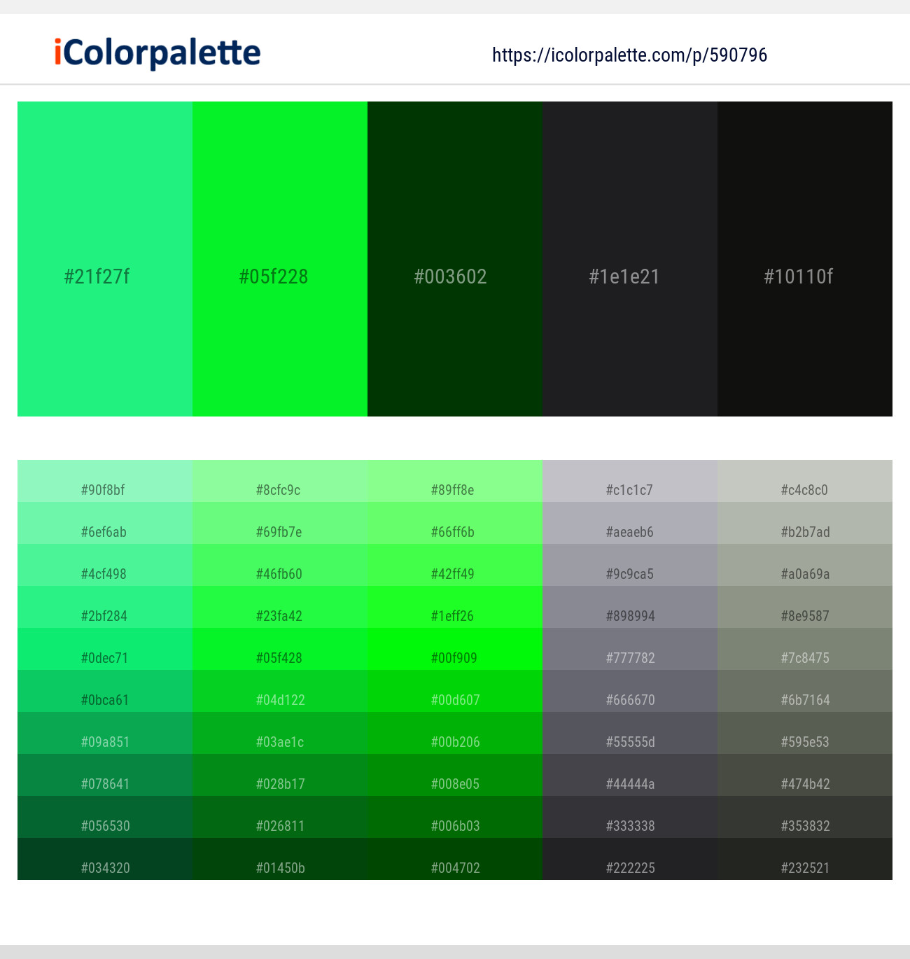 12+ Lime And Dark Green Color Palettes & Gradient Ideas | iColorPalette