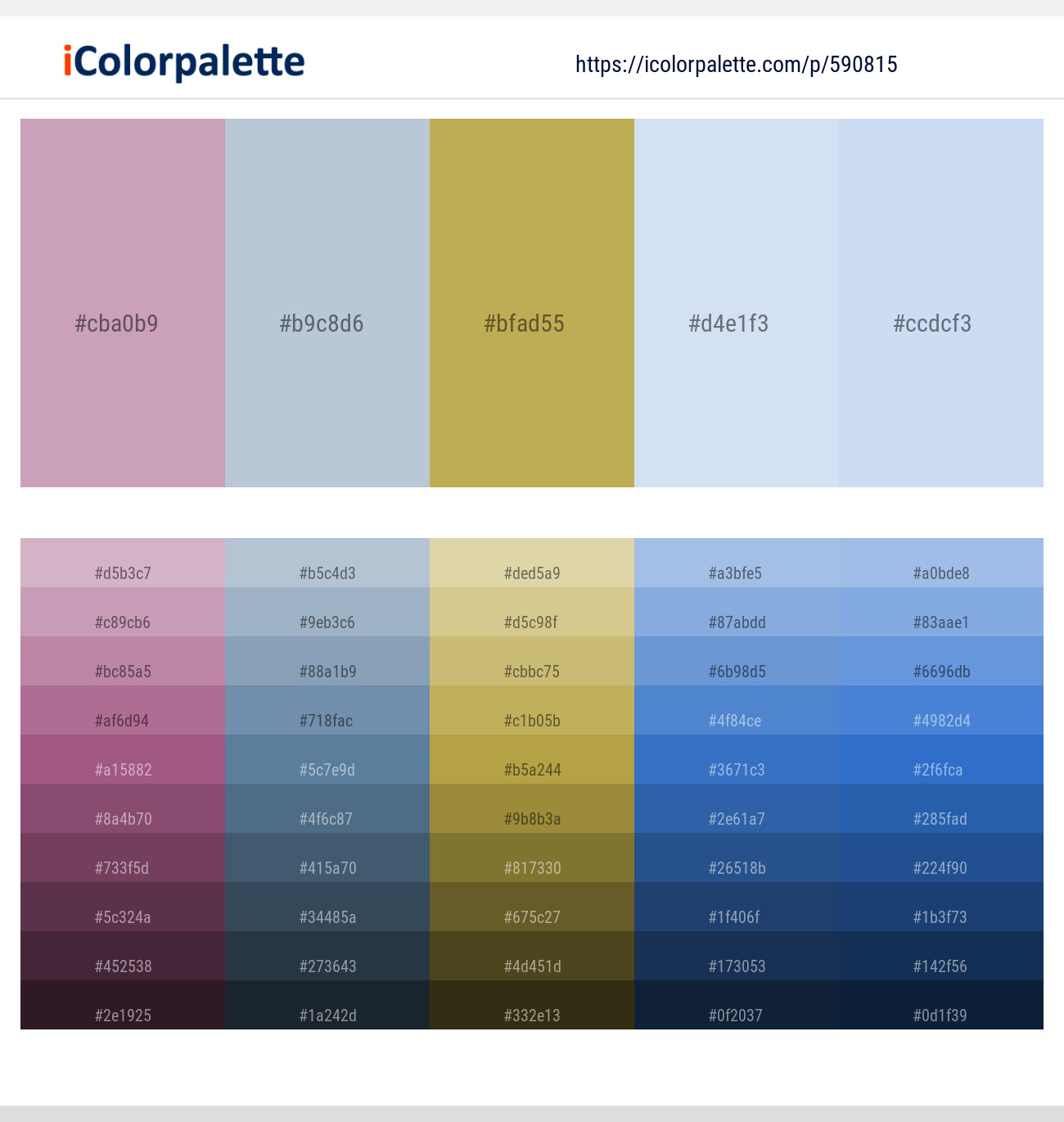 Lily – Heather – Husk – Link Water – Link Water Color scheme