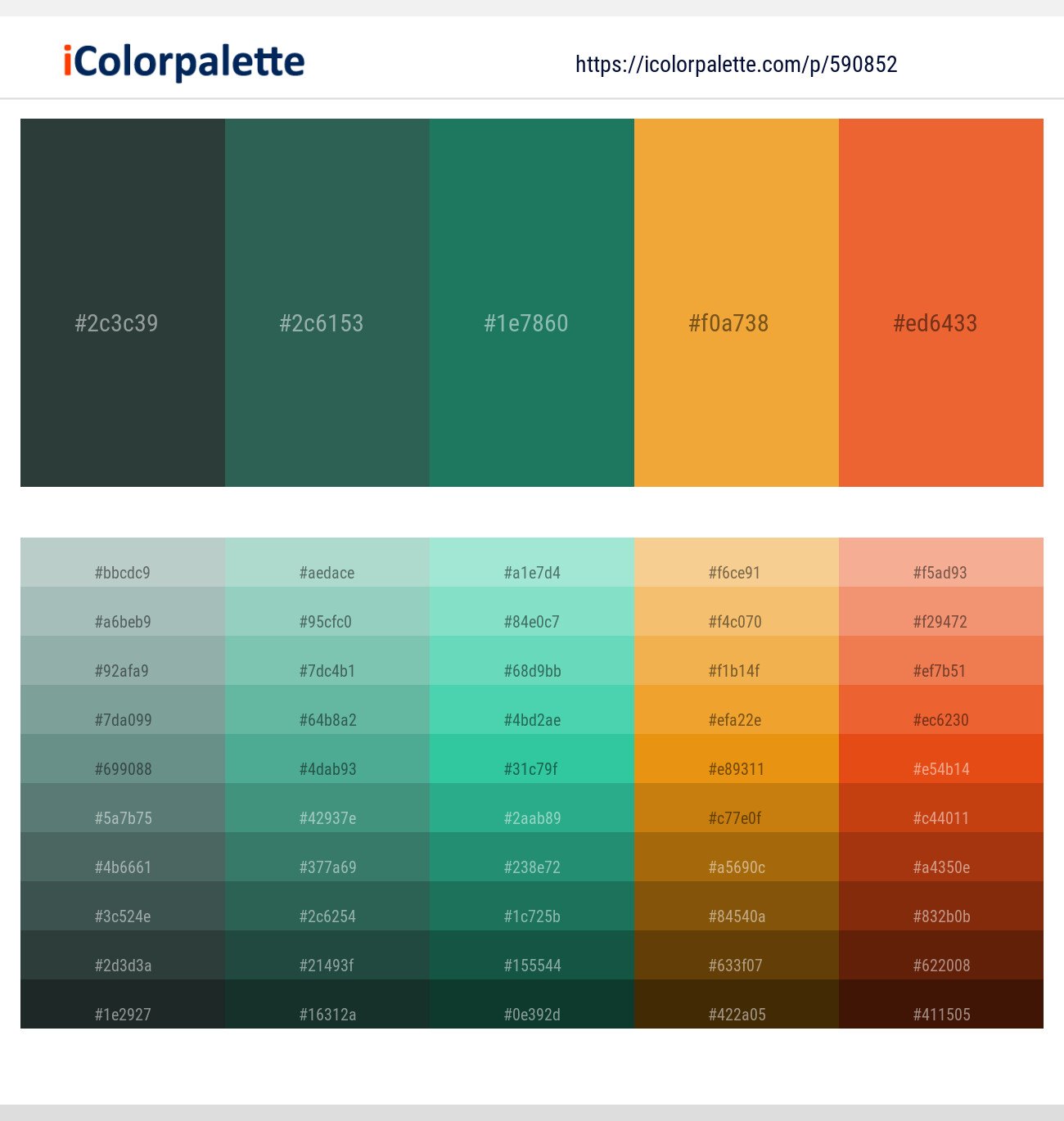 Cape Cod – Stromboli – Genoa – Tulip Tree – Flamingo Color scheme