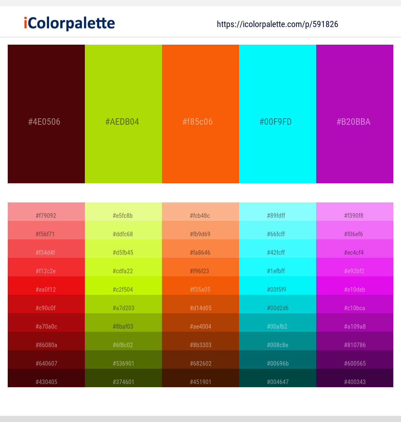 Bulgarian Rose – Rio Grande – Blaze Orange – Cyan / Aqua – Violet Eggplant Color scheme
