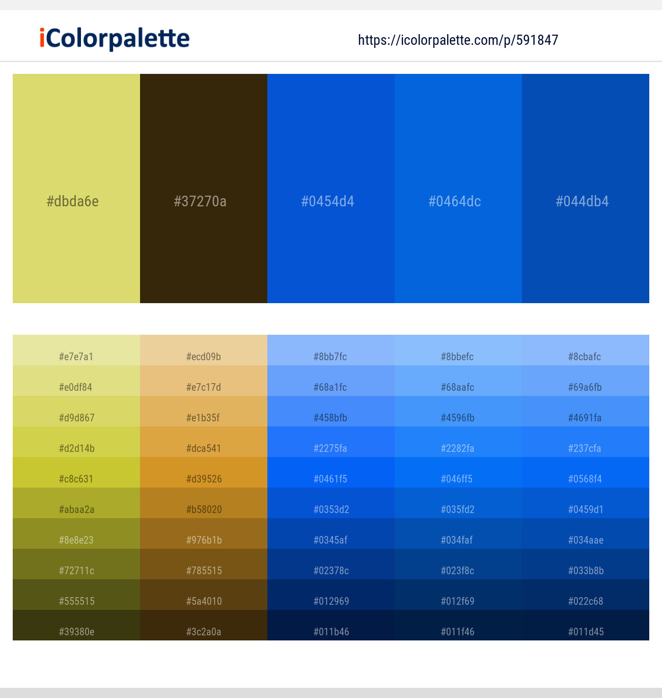 Chenin – Brown Tumbleweed – Science Blue – Science Blue – Cobalt Color scheme
