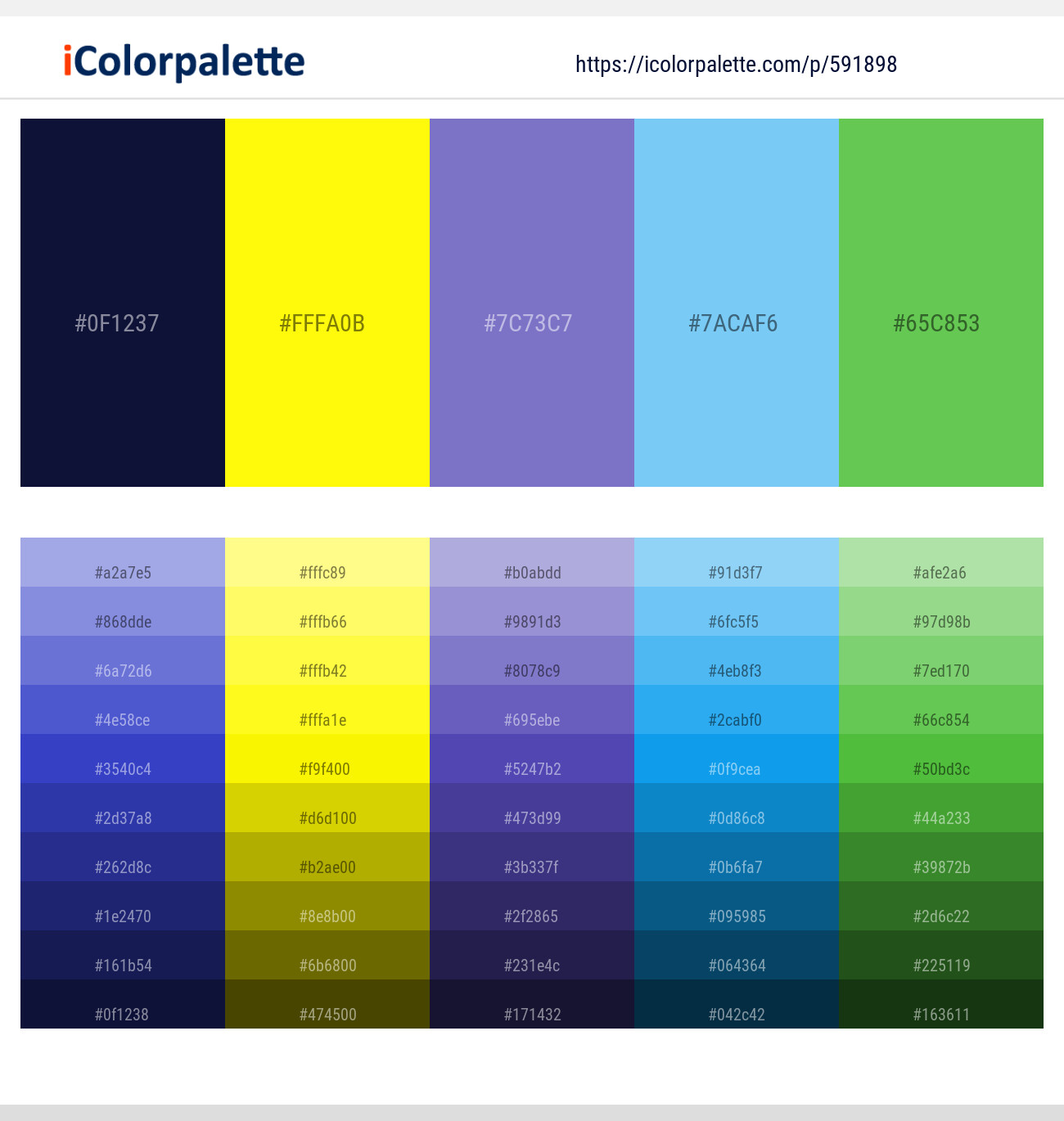Bunting – Yellow – Blue Marguerite – Malibu – Mantis Color scheme