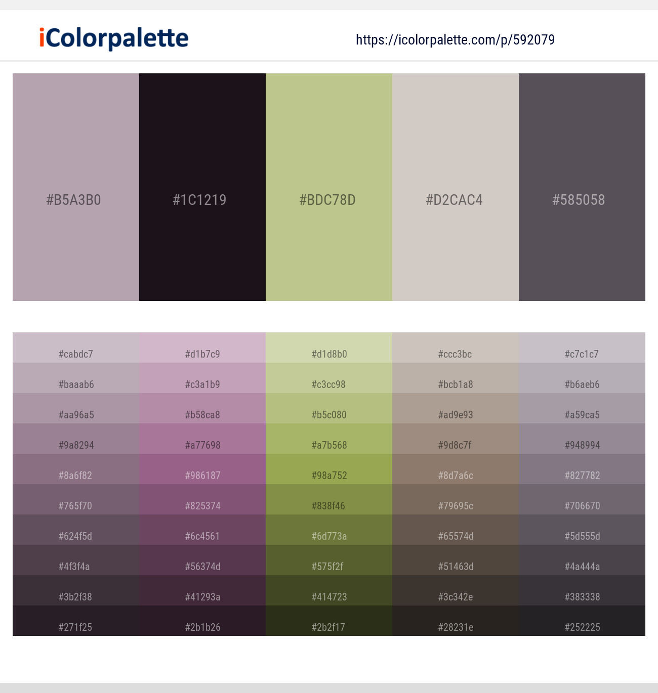 Shady Lady – Thunder – Pine Glade – Swirl – Mortar Color scheme