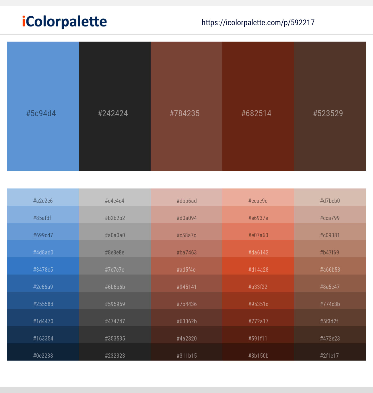 Danube – Mine Shaft – Ironstone – Hairy Heath – Saddle Color scheme
