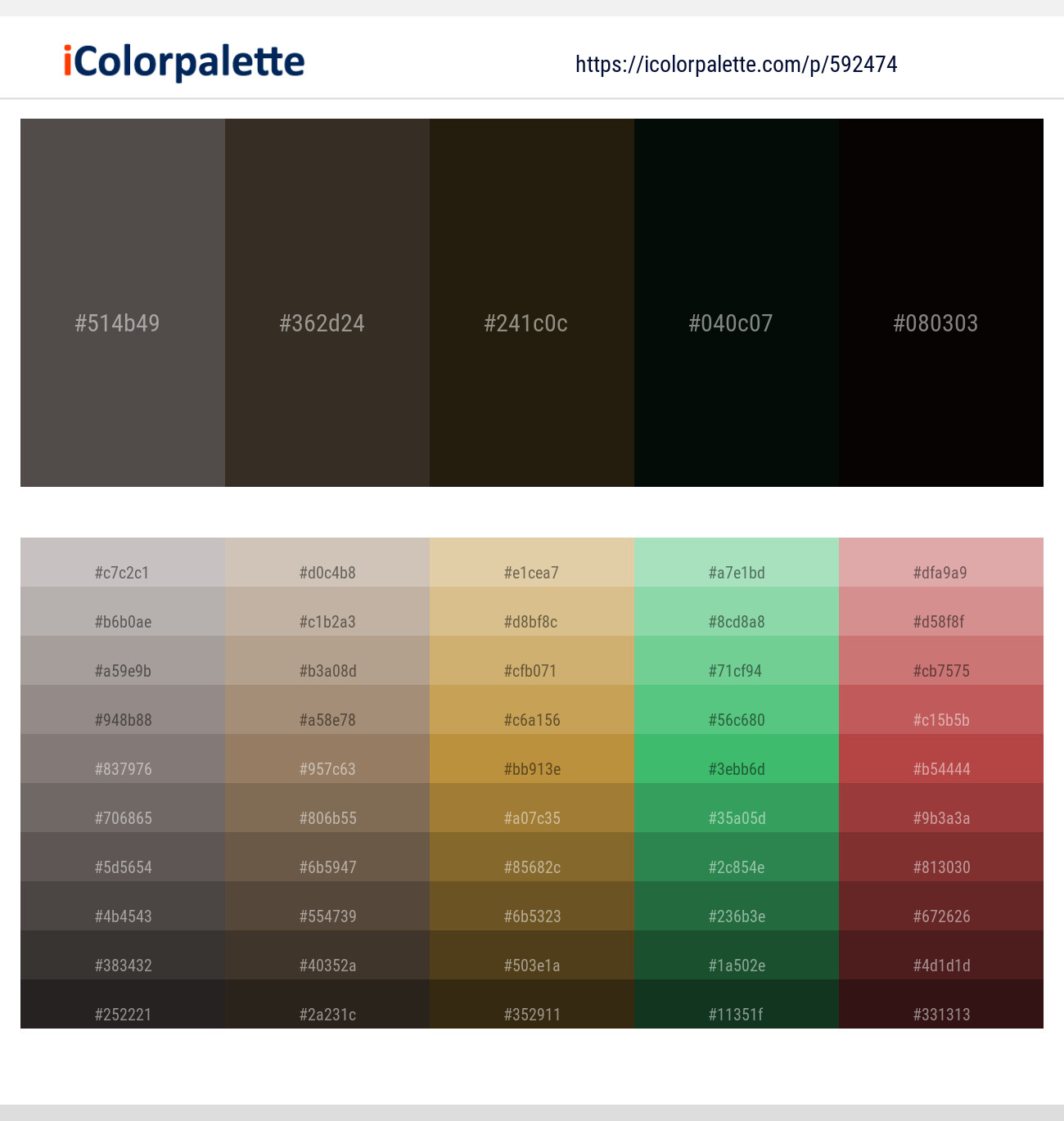 Emperor – Birch – Karaka – Black Bean – Asphalt Color scheme