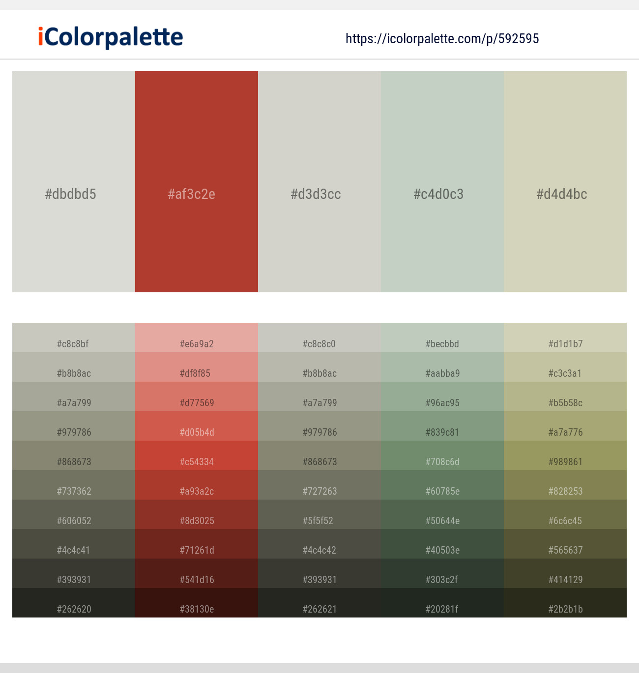 Quill Gray – Medium Carmine – Quill Gray – Tasman – Tana Color scheme