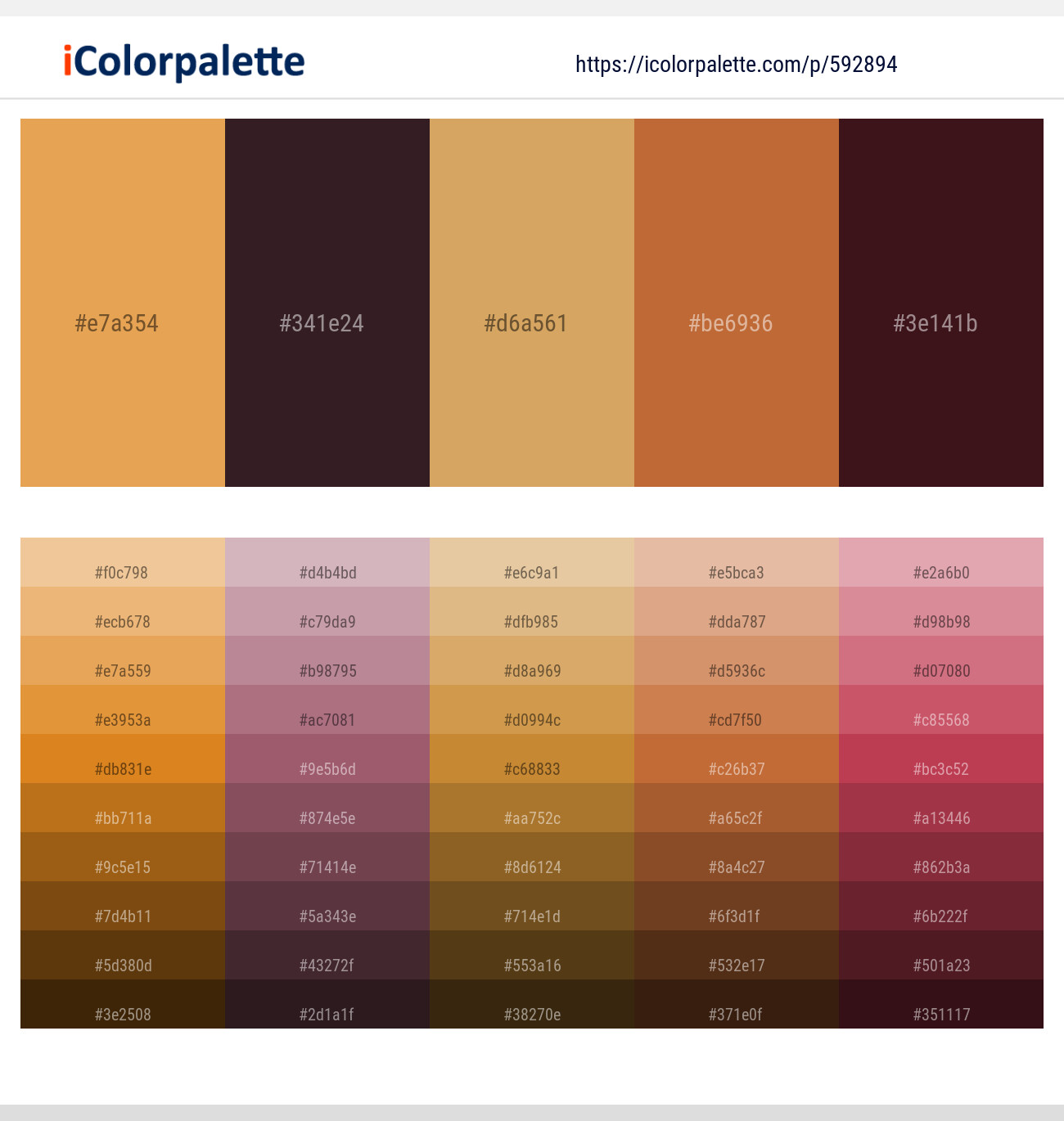 Porsche – Crater Brown – Di Serria – Copper – Heath Color scheme