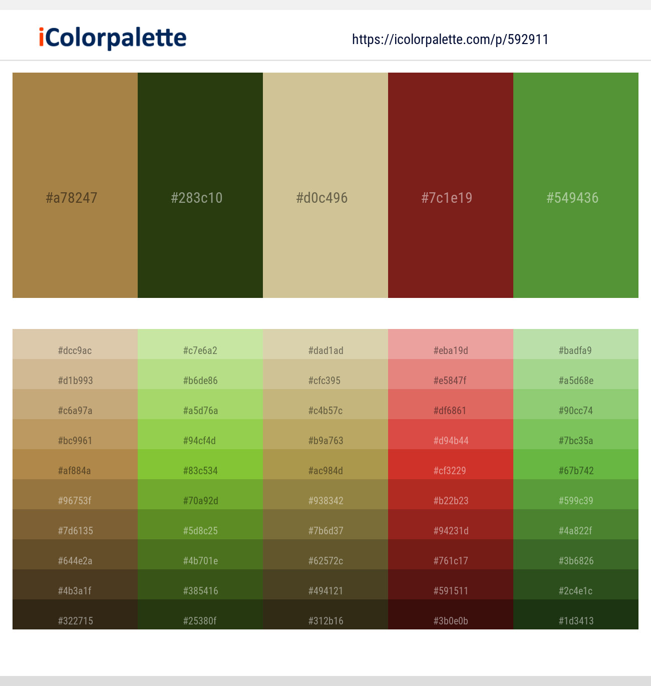 Driftwood – Turtle Green – Yuma – Falu Red – Apple Color scheme