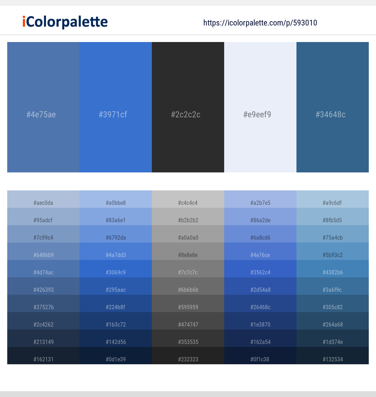 San Marino – Mariner – Mine Shaft – Link Water – Calypso Color scheme