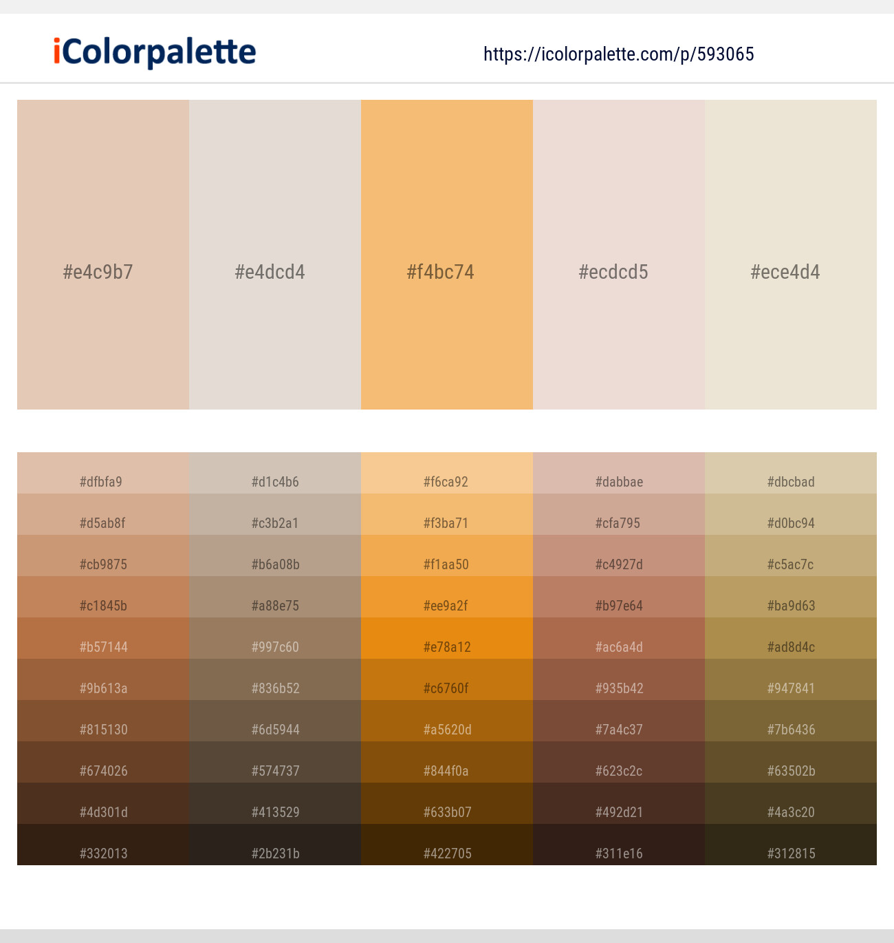 Bone – Pearl Bush – Rajah – Bizarre – Pearl Bush Color scheme