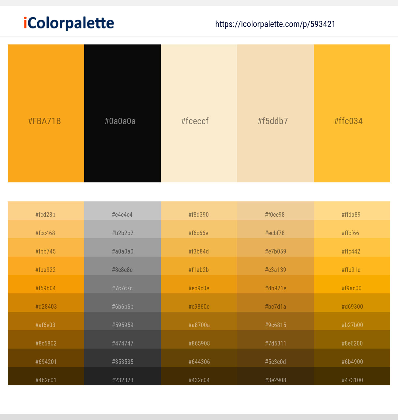 593421Sun – Cod Gray – Double Pearl Lusta – Wheat – Sunglow Color scheme