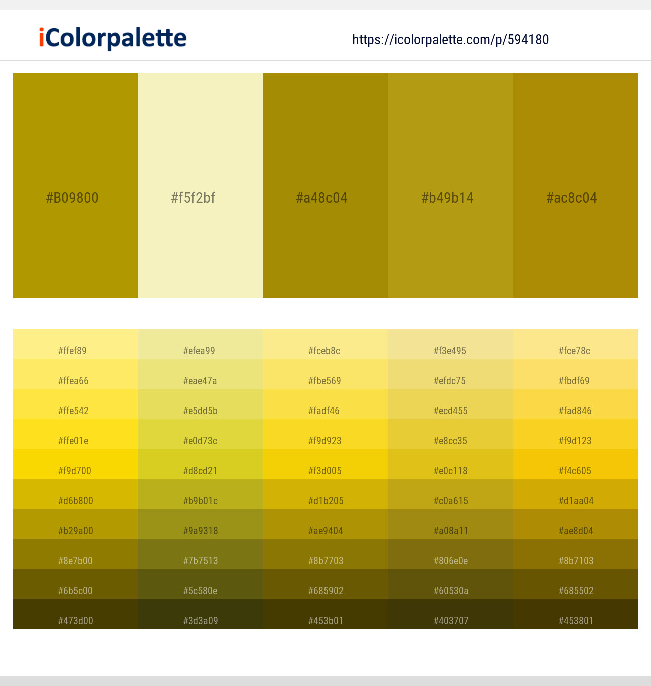 594180Buddha Gold – Sidecar – Hot Toddy – Sahara – Hot Toddy Color scheme