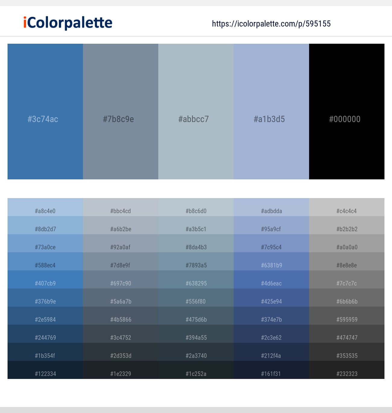 Submarine – Korma – Japonica – Congress Blue – Blizzard Blue Color scheme