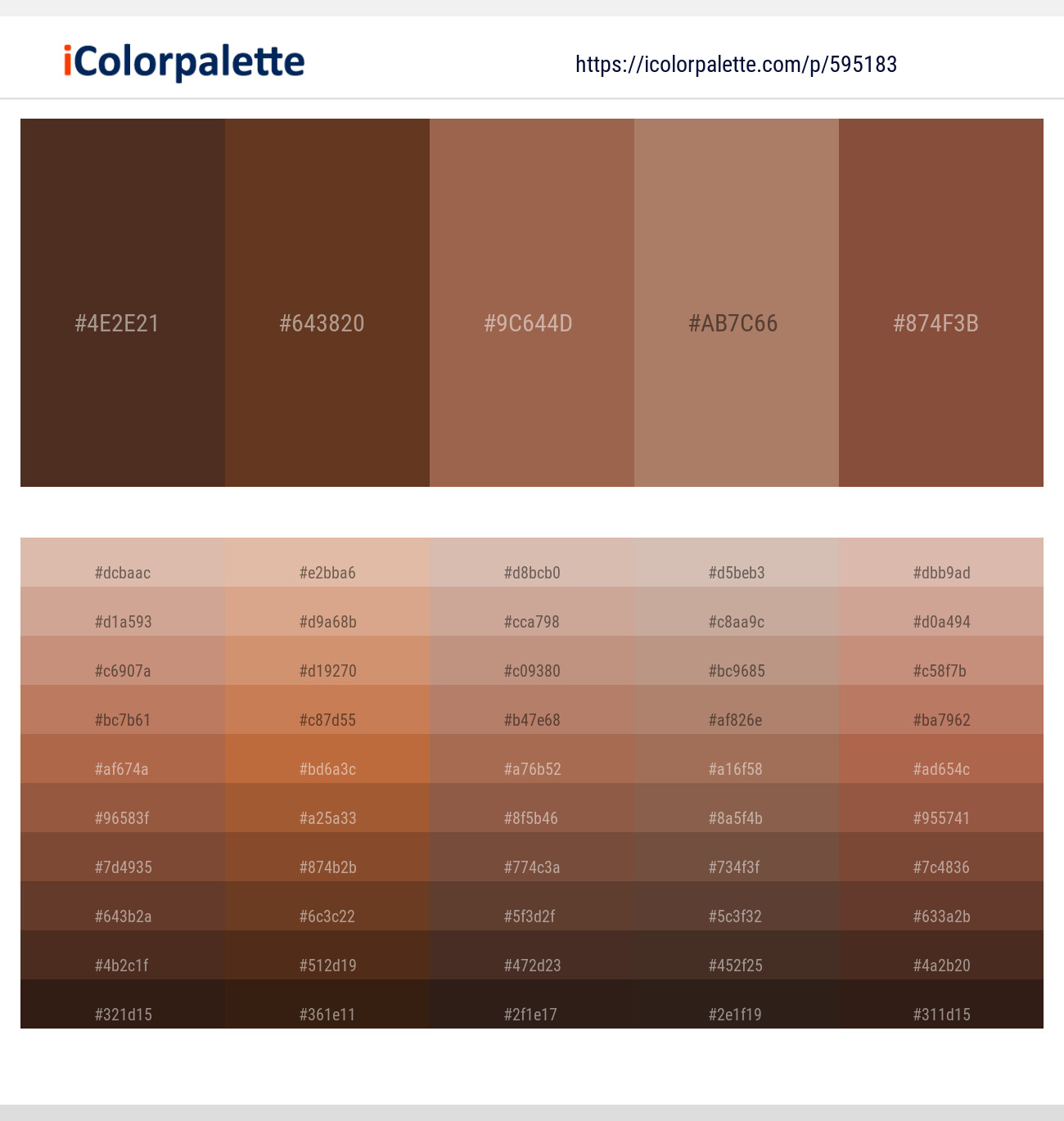 2575+ Sandal Color Palettes & Gradient Ideas | iColorPalette