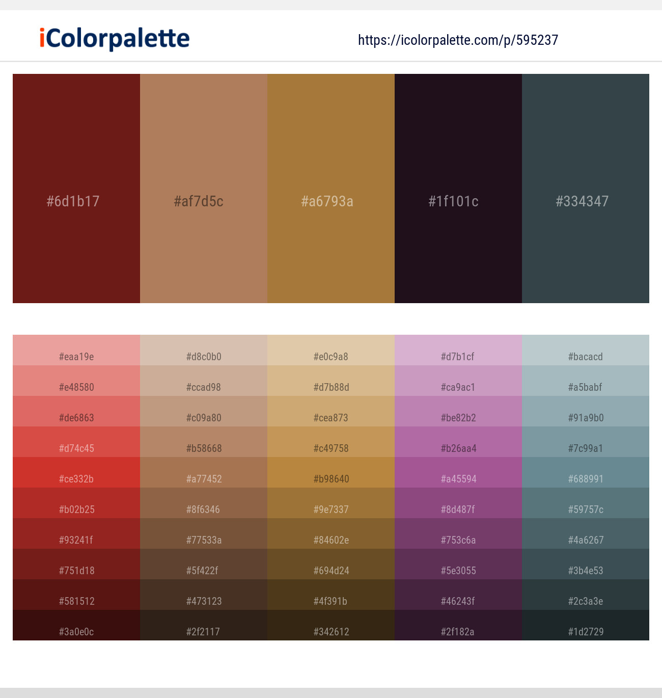 595237Moccaccino – Driftwood – Copper – Revolver – Limed Spruce Color scheme