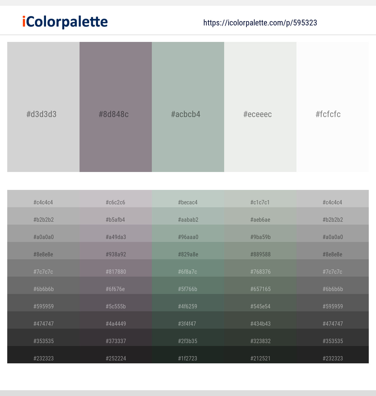 Brandy Punch – Stonewall – Spice – Sandrift – Avocado Color scheme