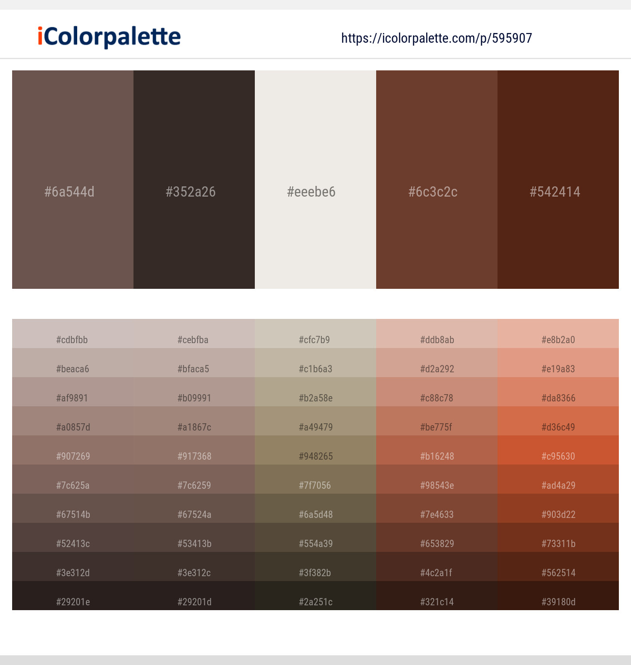 Dorado – English Walnut – Pampas – Spice – Espresso Color scheme