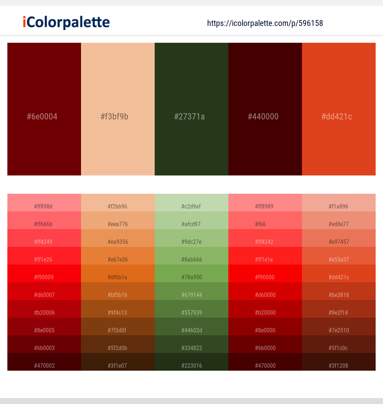 596158Japanese Maple – Manhattan – Mallard – Burnt Maroon – Punch Color scheme