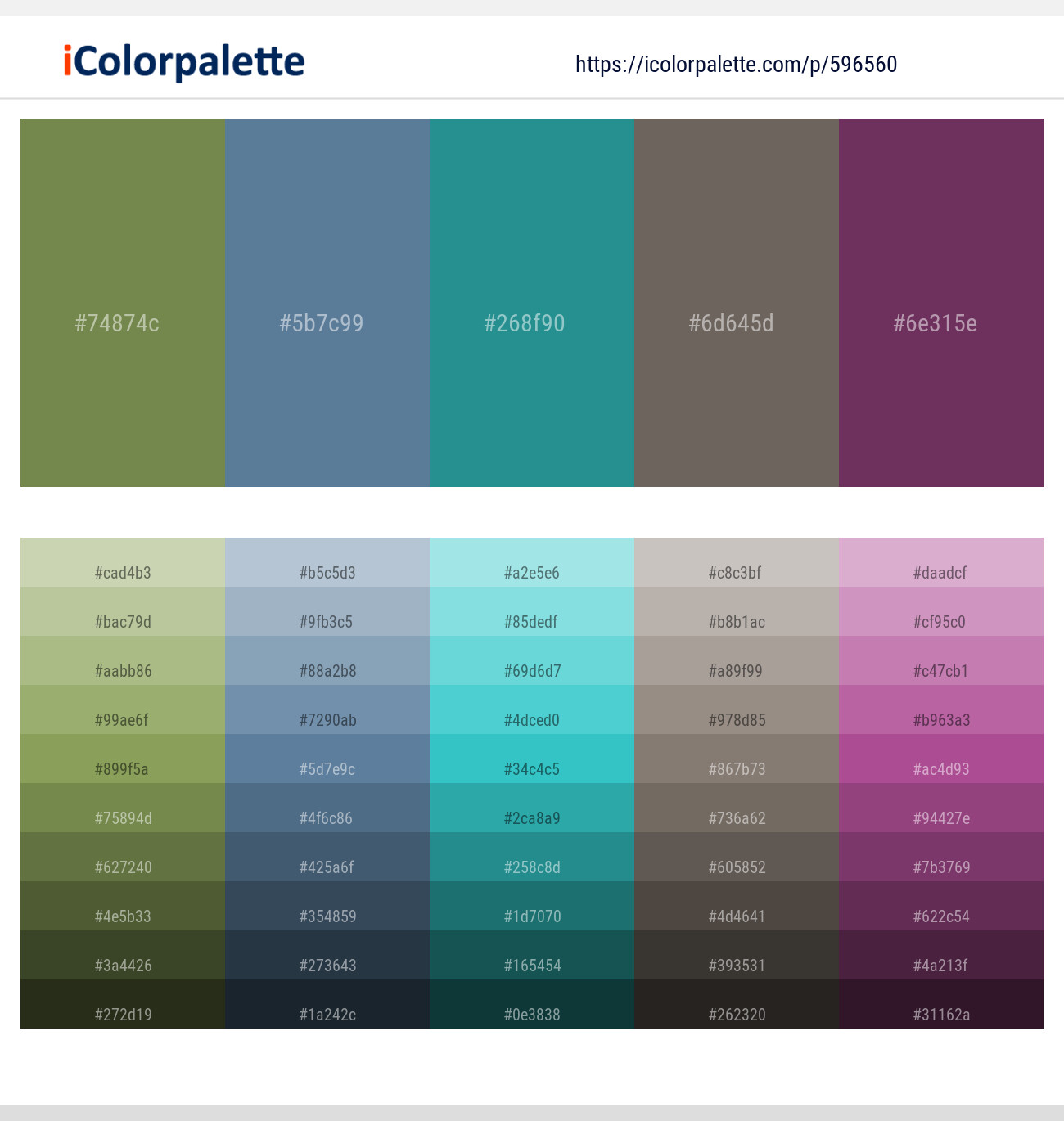 Limed Ash – Hoki – Lochinvar – Pine Cone – Finn Color scheme