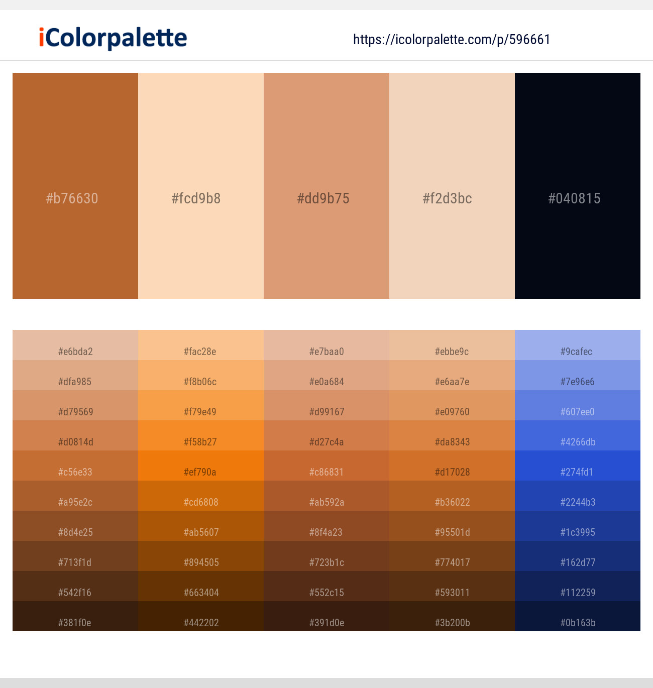 Irish Coffee – Mantle – Wild Sand – Revolver – Half and Half Color scheme