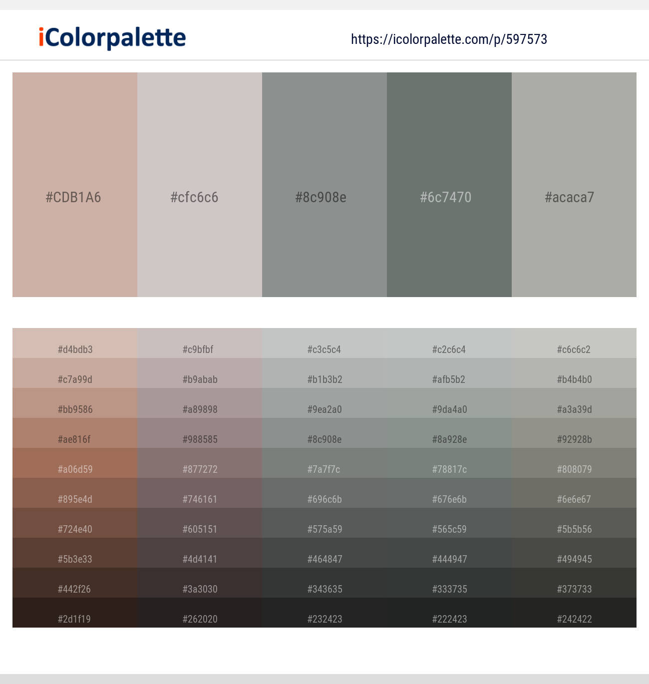 975+ Silver And Dark Gray Color Palettes & Gradient Ideas