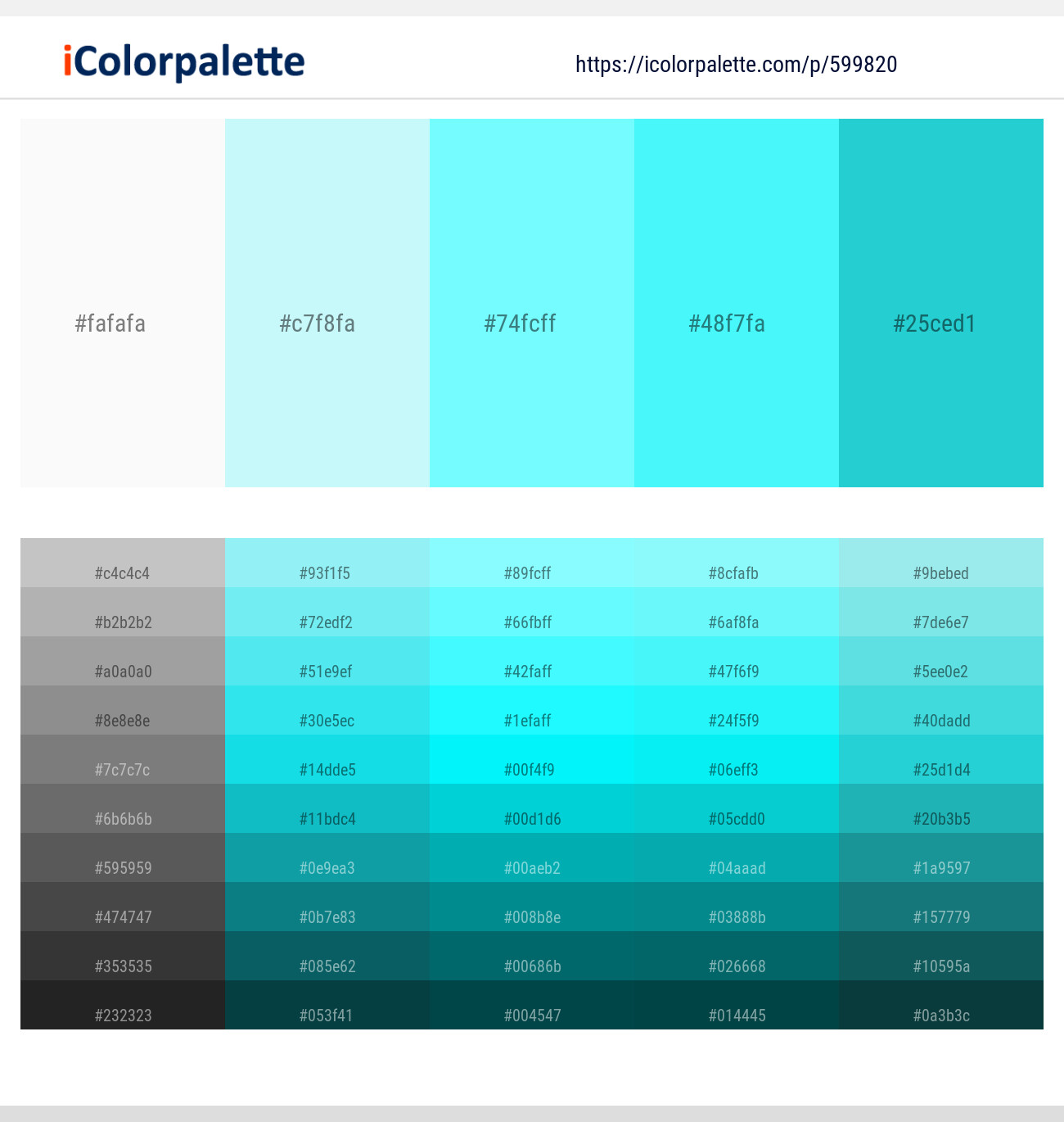 Alabaster – Scandal – Spray – Turquoise Blue – Turquoise Color scheme ...