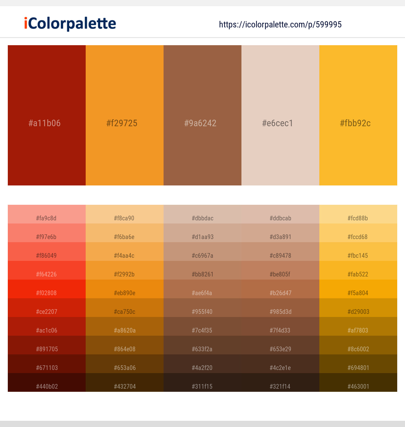 Totem Pole – Carrot Orange – Cape Palliser – Bone – My Sin Color scheme