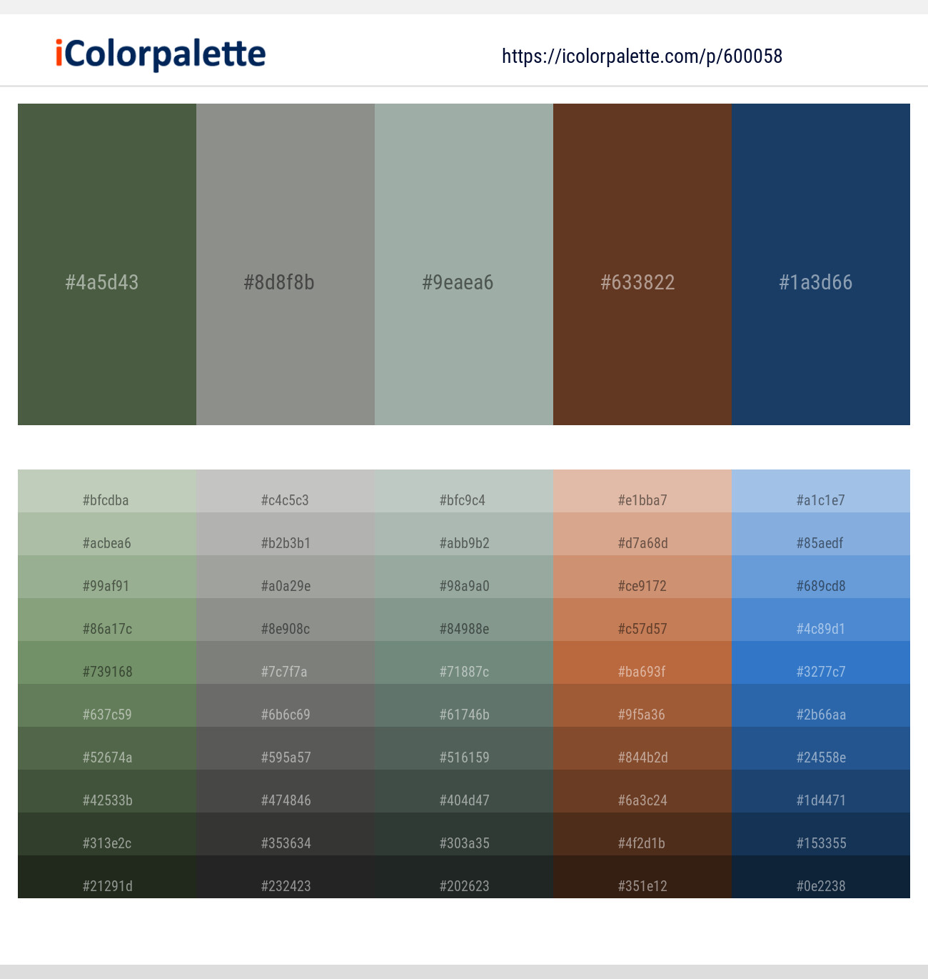 Axolotl – Battleship Gray – Pewter – Irish Coffee – Biscay Color scheme