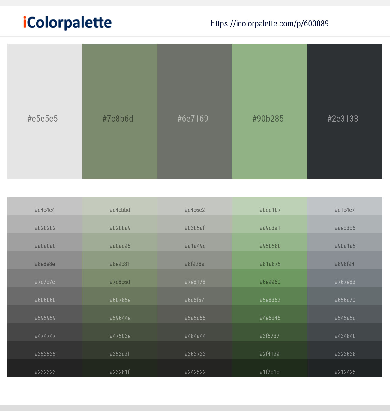 Mercury – Camouflage Green – Limed Ash – Olivine – Outer Space Color scheme