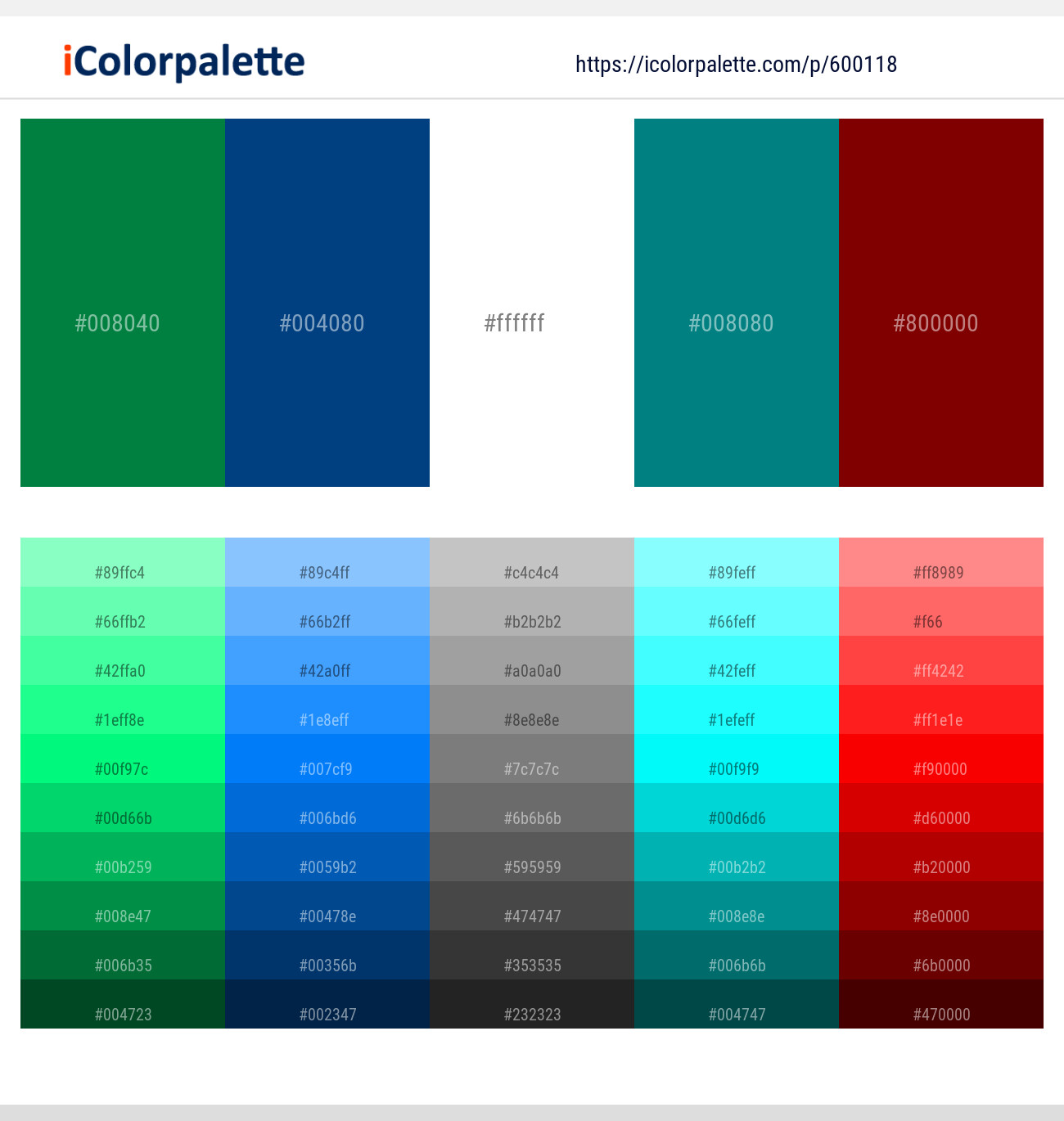 Fun Green – Congress Blue – White – Teal – Maroon Color scheme