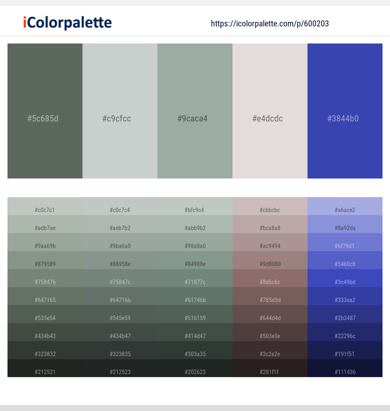 Finlandia – Powder Ash – Pewter – Ebb – Governor Bay Color scheme