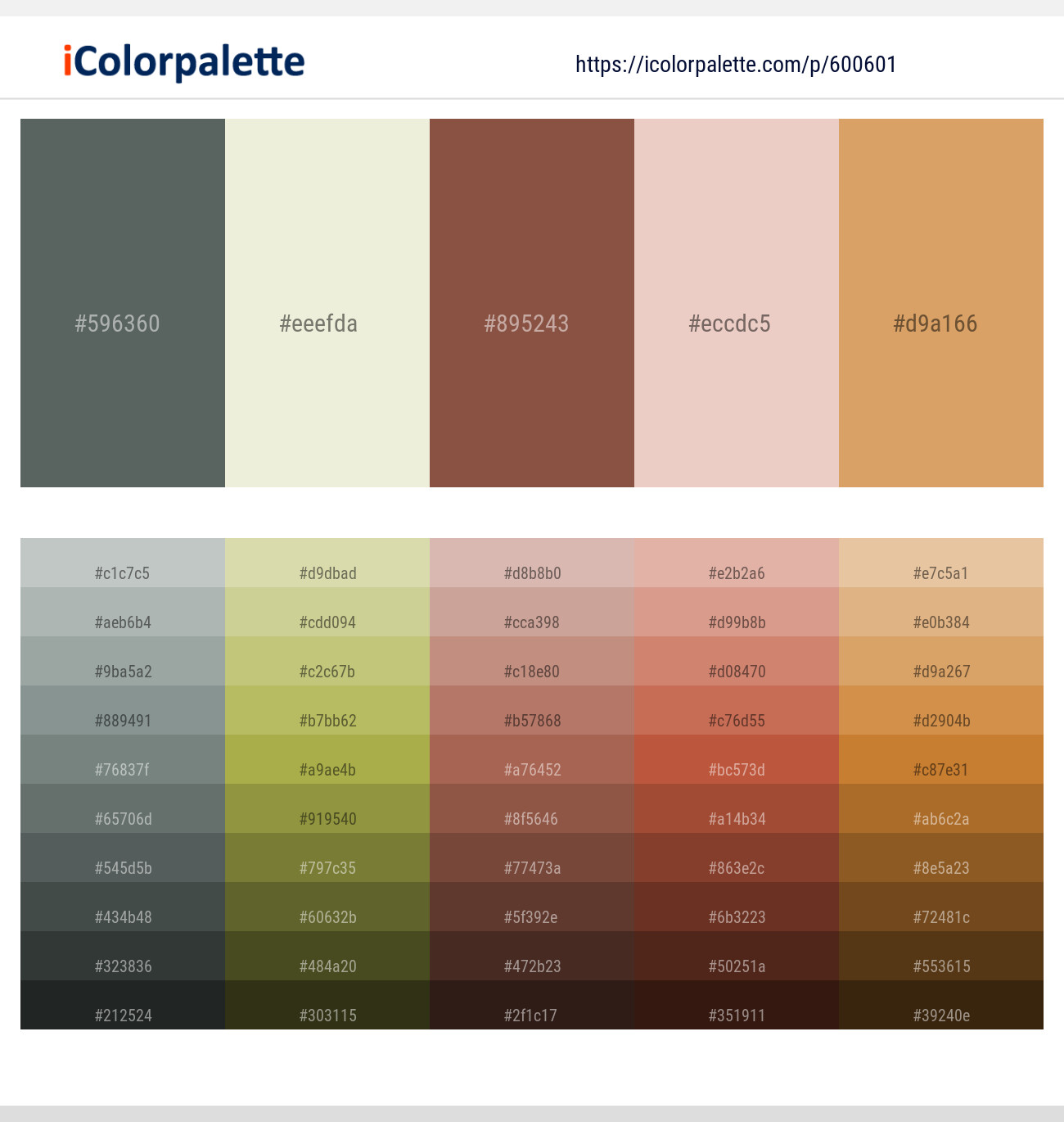 Corduroy – Aths Special – Spicy Mix – Beauty Bush – Di Serria Color scheme