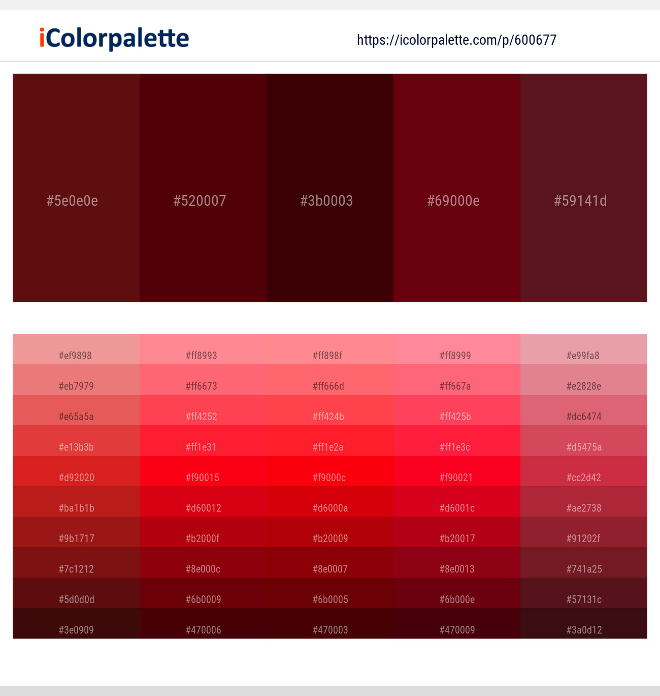 Dark Tan – Rosewood – Temptress – Rosewood – Heath Color scheme