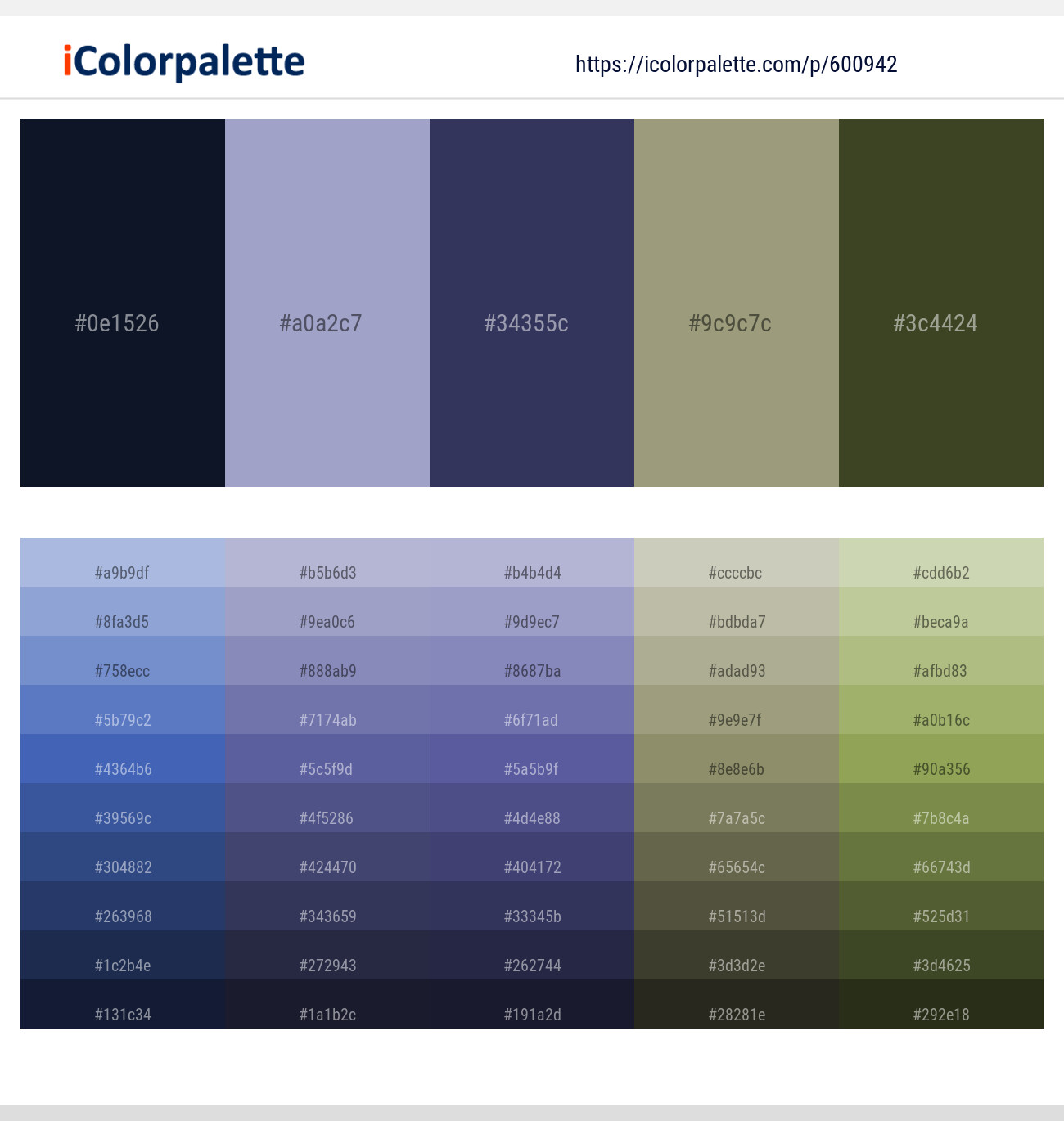Black – Logan – Martinique – Gurkha – Woodland Color scheme