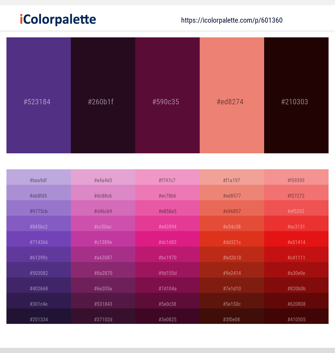 Gigas – Melanzane – Mulberry Wood – Apricot – Sepia Black Color scheme