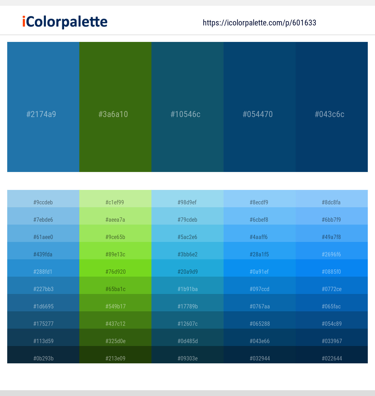 Matisse – Dell – Chathams Blue – Regal Blue – Regal Blue Color scheme