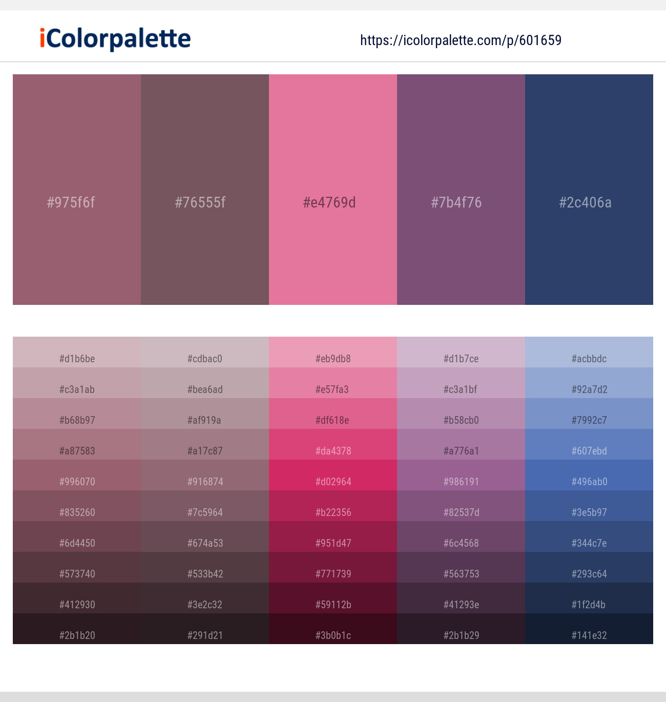 Falcon – Zambezi – Deep Blush – Old Lavender – Rhino Color scheme