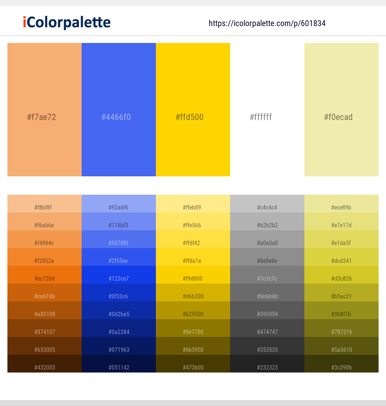 Rajah – Royal Blue – Gold – White – Double Colonial White Color scheme