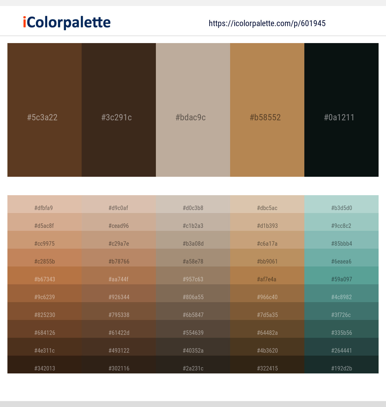 983+ Aztec Color Palettes & Gradient Ideas | iColorPalette
