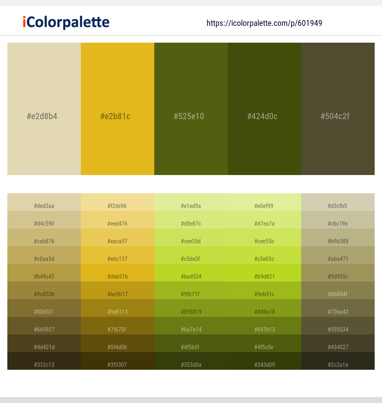 Grain Brown – Gold Tips – Saratoga – Clover – Woodland Color scheme