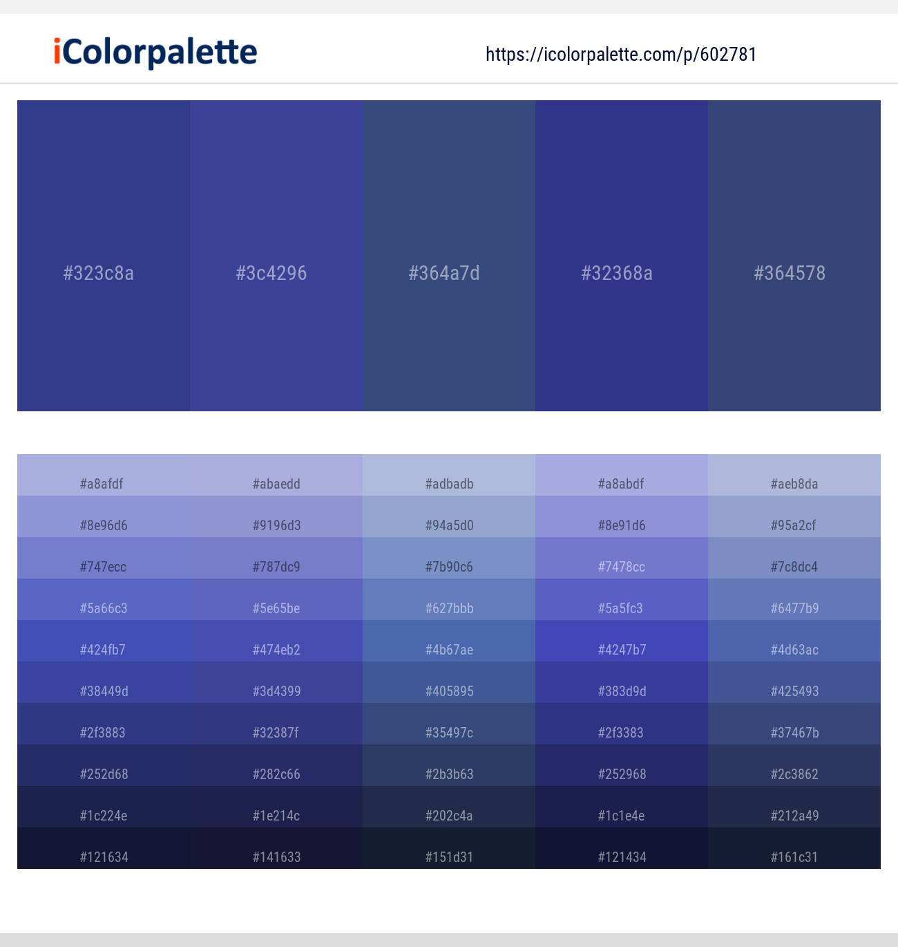 Bay of Many – Chambray – Chambray – Bay of Many – East Bay Color scheme