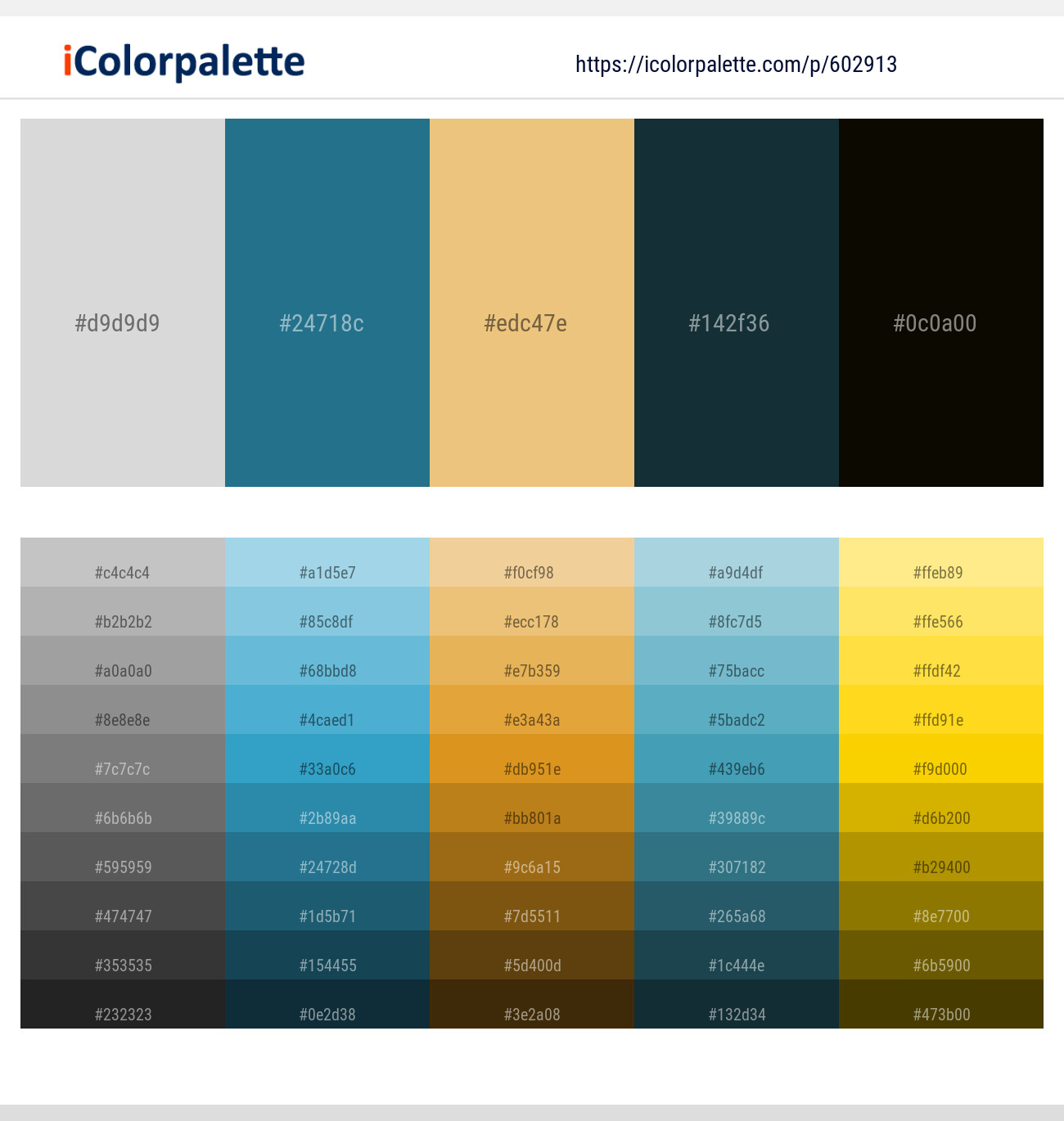 Alto – Jelly Bean – Rob Roy – Firefly – Acadia Color scheme
