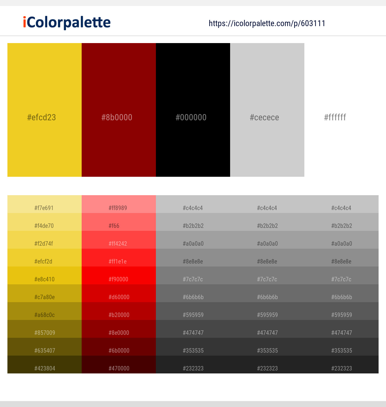 Golden Dream – Red Berry – Black – Alto – White Color scheme