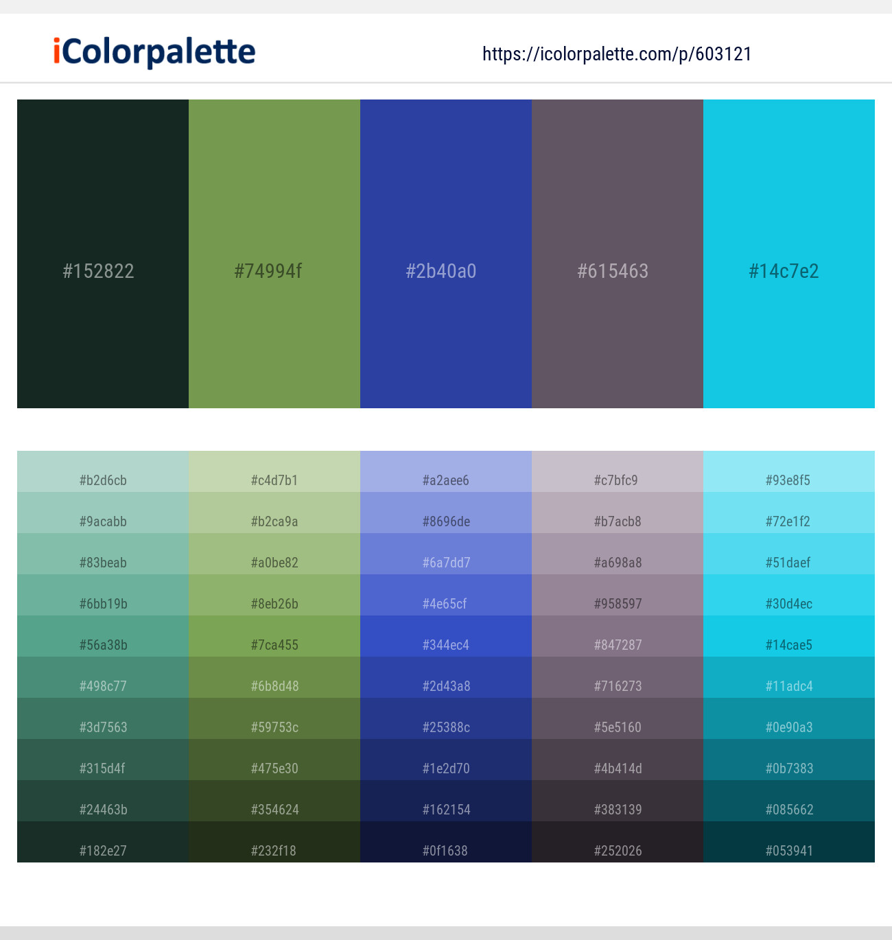 Timber Green – Asparagus – Sapphire – Salt Box – Scooter Color scheme
