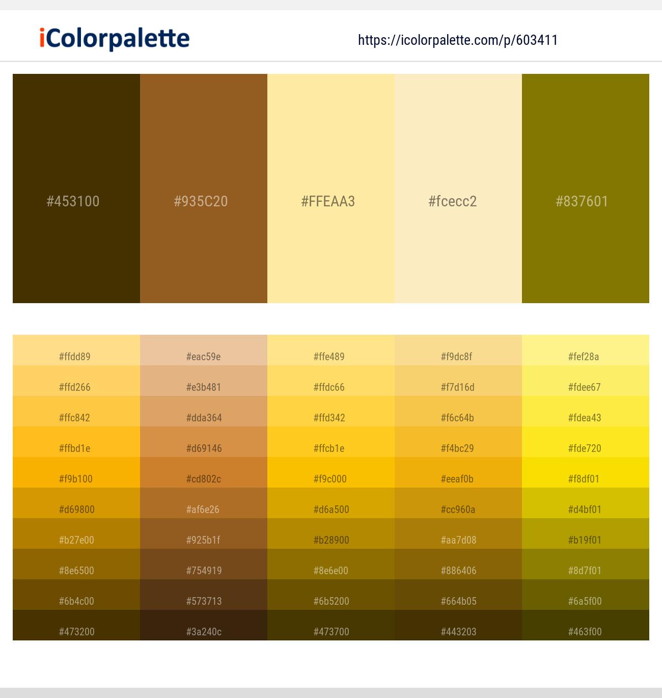 Madras – Kumera – Cream Brulee – Astra – Olive Color scheme